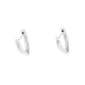 Huggie Hoop Earrings in Sterling Silver