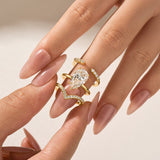 Moissanite 4.0Ct Solitaire Pear Cut Yellow Gold  Wedding Ring with V Contour Wedding Band